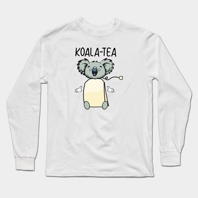 Koala-Tea Long Sleeve T-Shirt by Art by Nabes